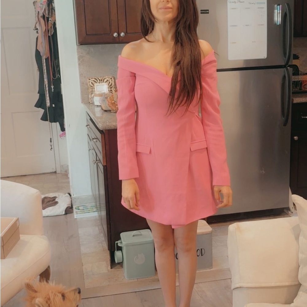 Lovers and Friends City Pink Blazer Dress Magenta Size Small